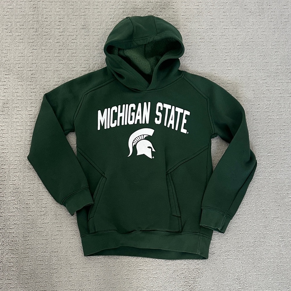 Green Michigan State Hoodie